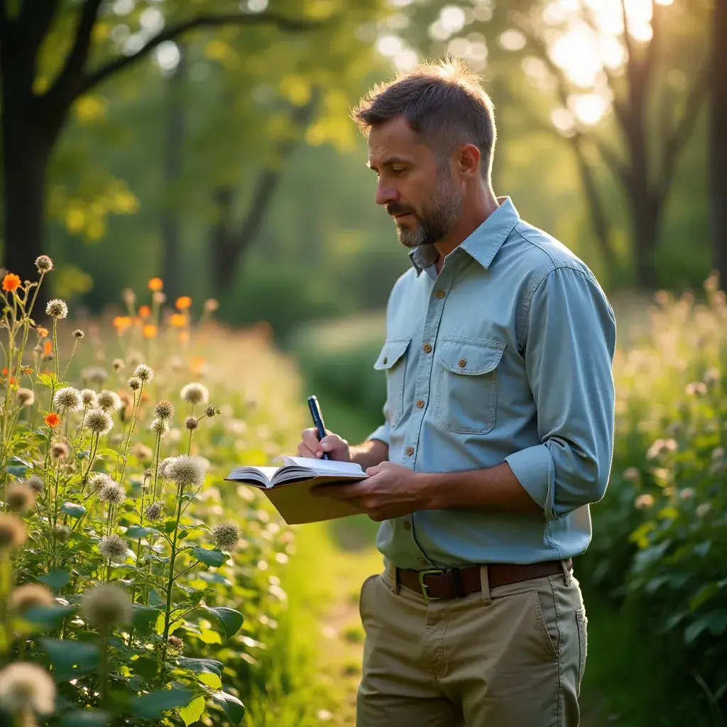 Szívvédő tea készítése közben, friss gyógynövények használatával.